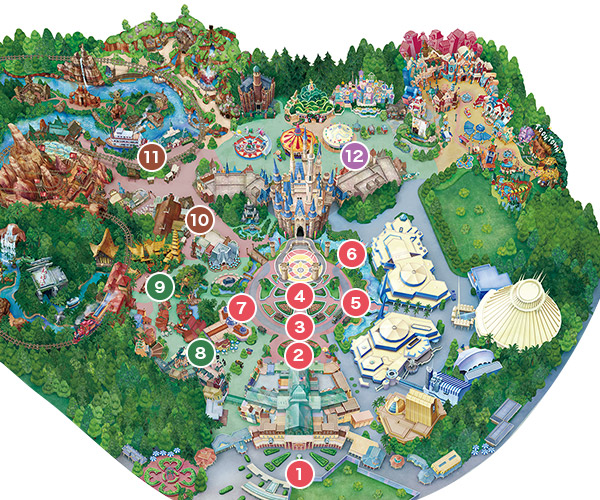 東京ディズニーランドのフォトスポット ディズニー フォトのウェブサイト